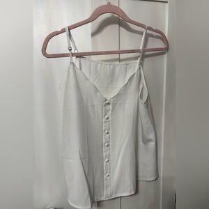 SHEIN White Button-Front Camisole